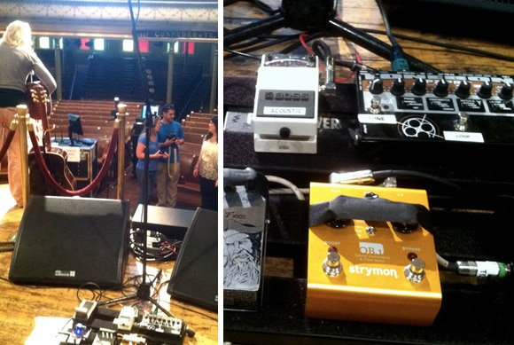brendan benson's pedalboard (the raconteurs)