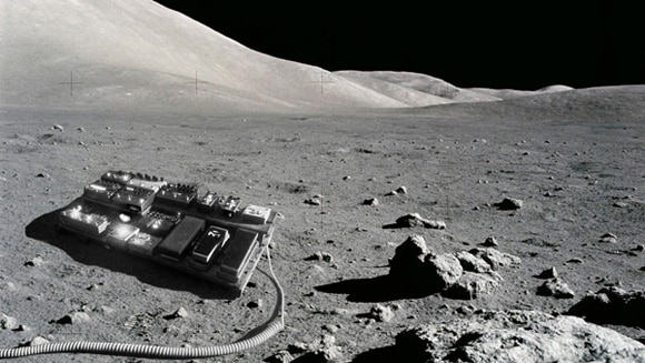 on the moon