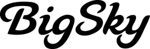 BigSky logo in black