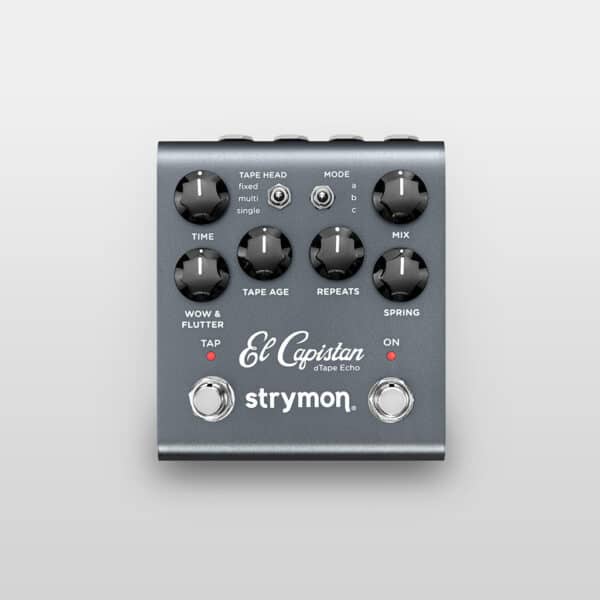 Strymon El Capistan pedal in dark gray finish