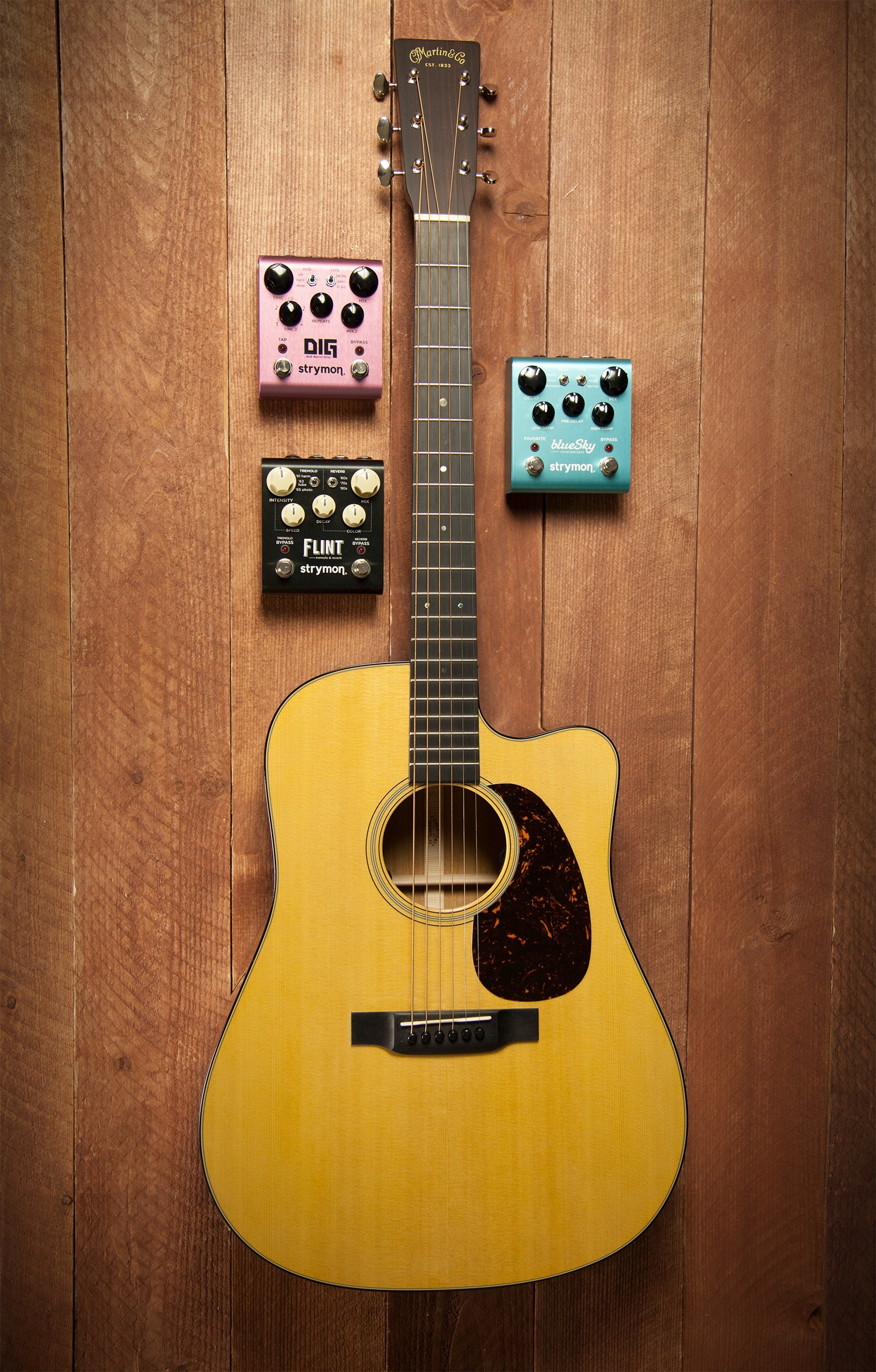Martin DC-18E with Strymon Pedals