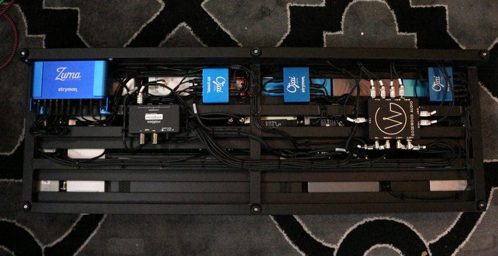 John Kitzmiller pedalboard
